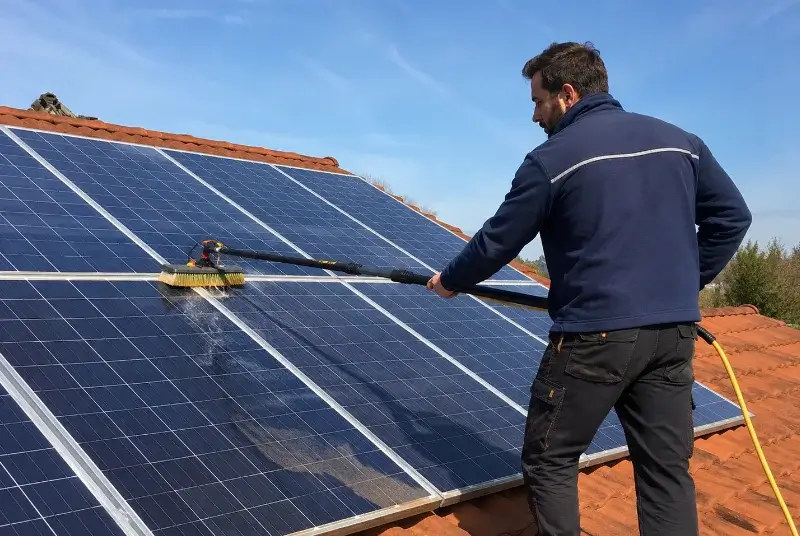Nettoyage et entretien de panneaux solaires à Marillet